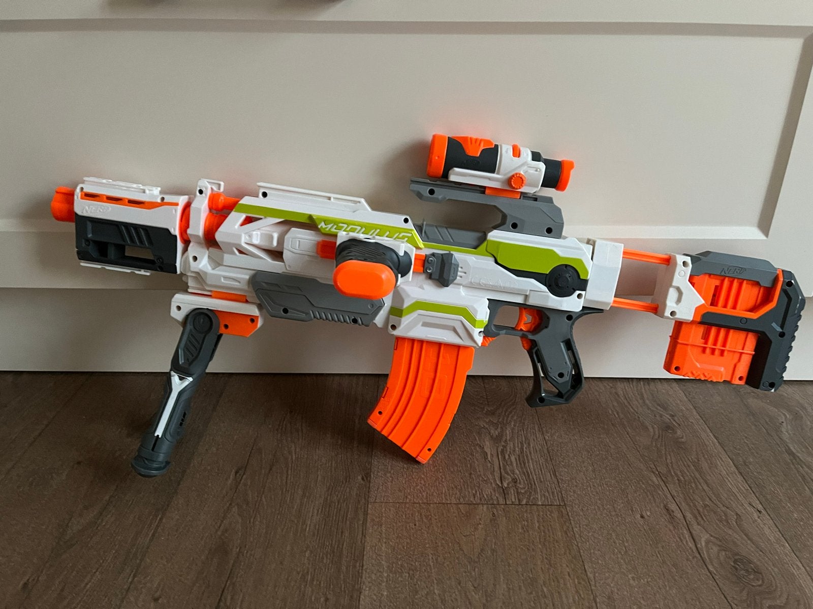 Grote Nerf set met vest, geweren en pijltjes, Ophalen, Gebruikt