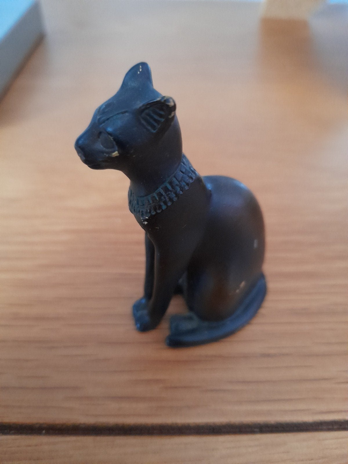 Egyptische Bastet Kat Beeldje - Vintage Decoratie, Ophalen of Verzenden