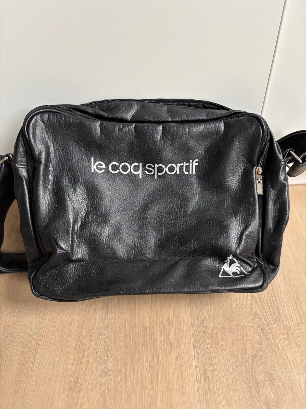 Le Coq Sportif Schoudertas Zwart, Ophalen of Verzenden, Gebruikt, Zwart, Overige merken