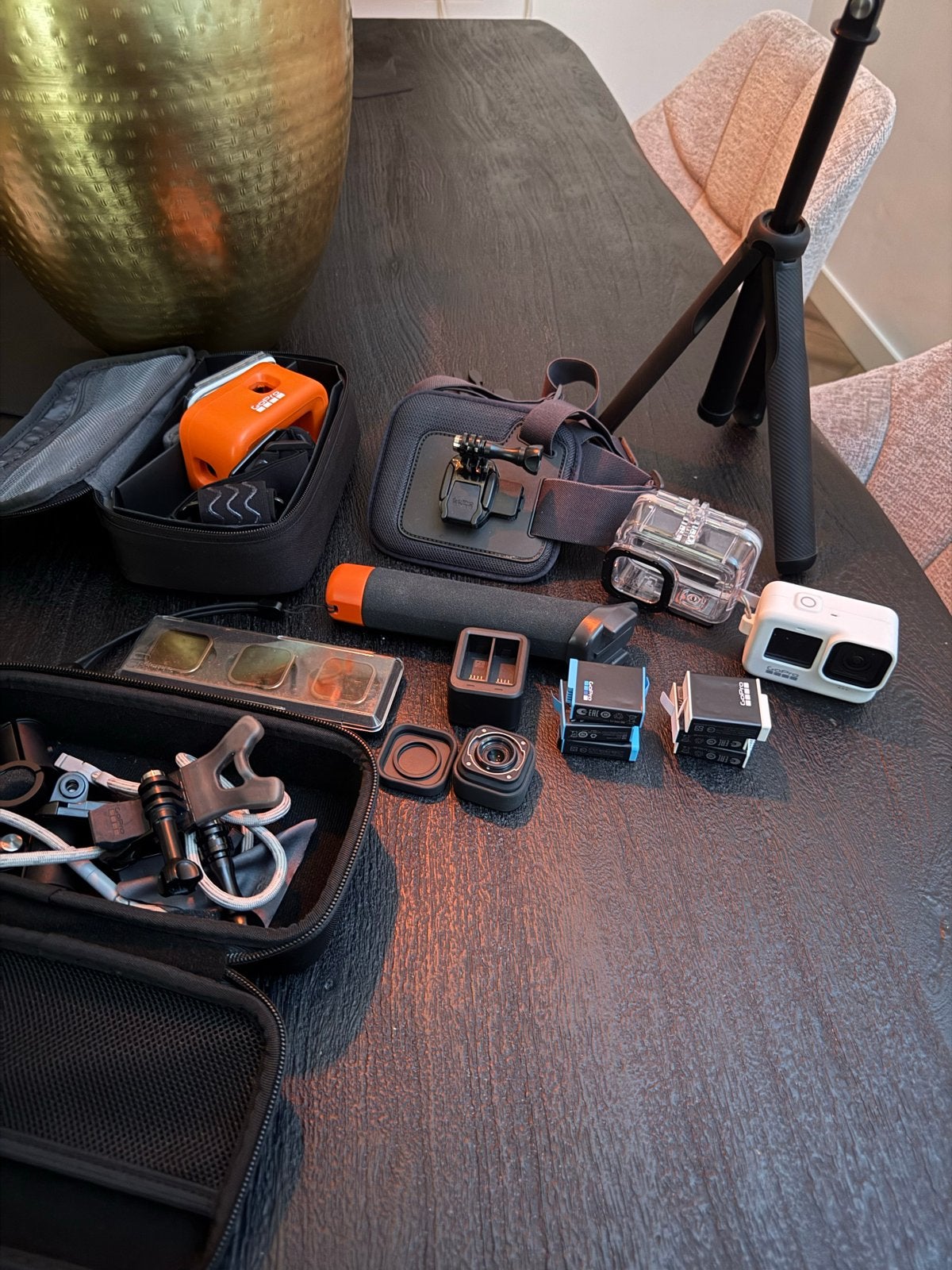 GoPro Hero 10 Black met accessoires, Ophalen of Verzenden, Zo goed als nieuw, GoPro