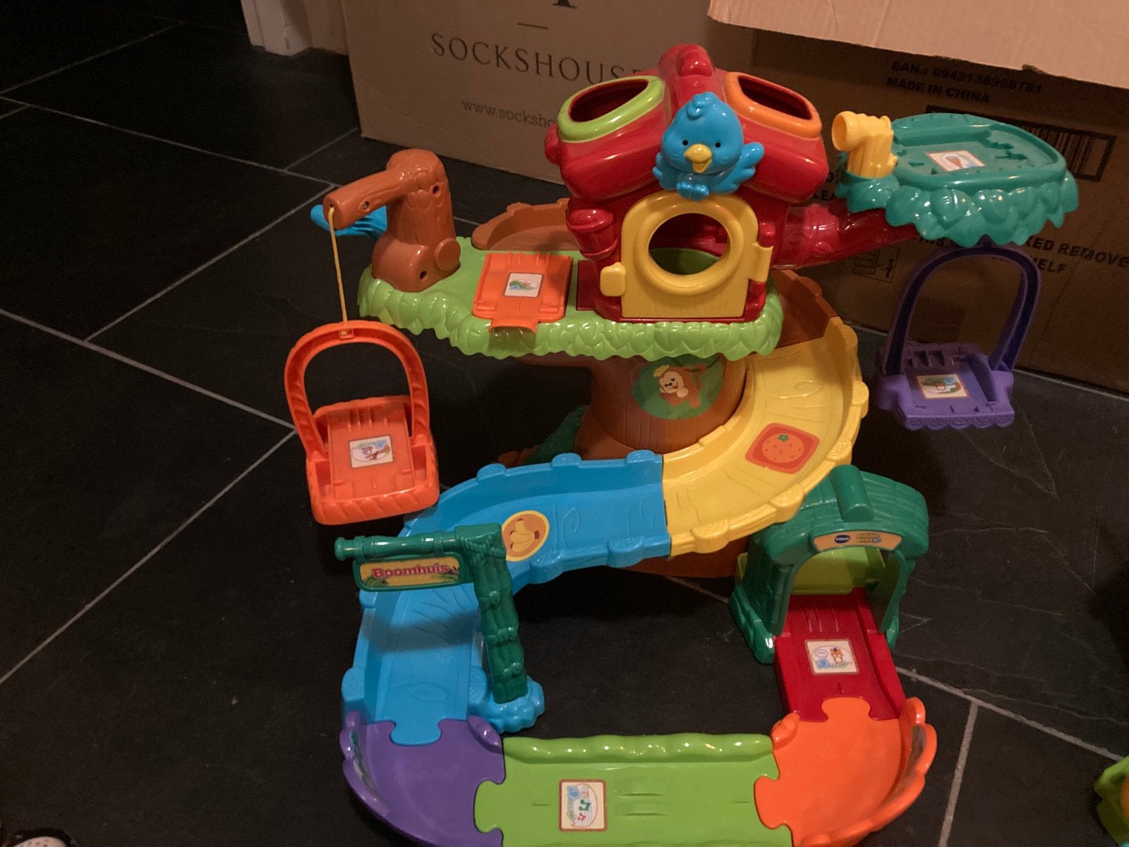 Vtech zoef zoef dieren boomhuis met 3 zoef zoef dieren, Ophalen, Gebruikt