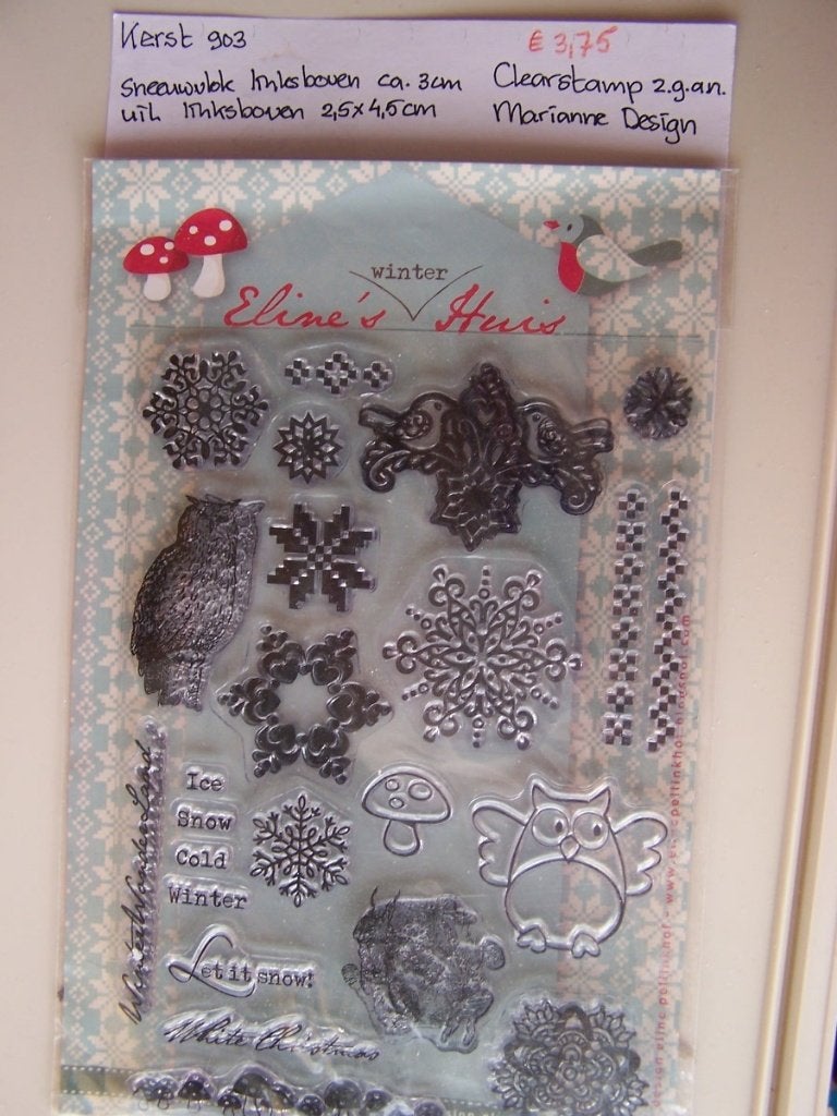 Kerst 903 Clearstamp, Ophalen of Verzenden, Zo goed als nieuw, Clearstamp