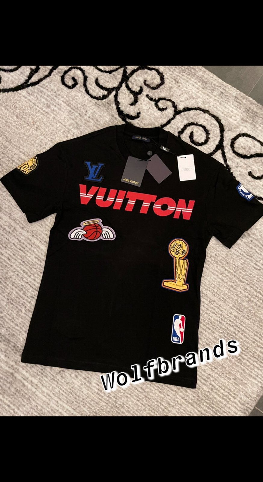 Louis vuitton t shirt t-shirt shirt, Ophalen of Verzenden, Nieuw, Maat 46 (S) of kleiner, Zwart
