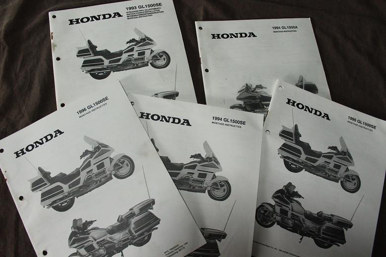 Honda GL1500 1993 1996 montage instructies GL1500 SE A, Ophalen of Verzenden, Honda
