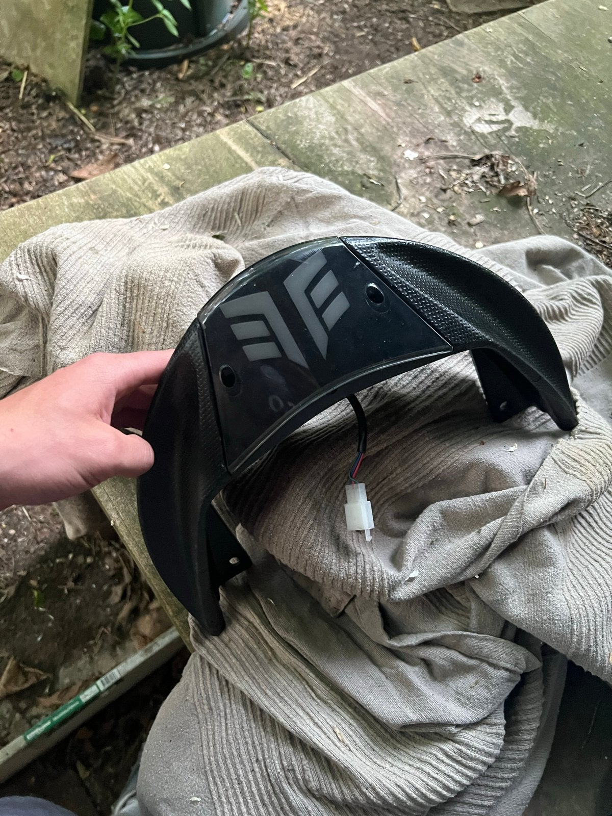 Piaggio Zip Achterspoiler met LED Achterlicht, Verzenden, Gebruikt, Overige typen, Piaggio