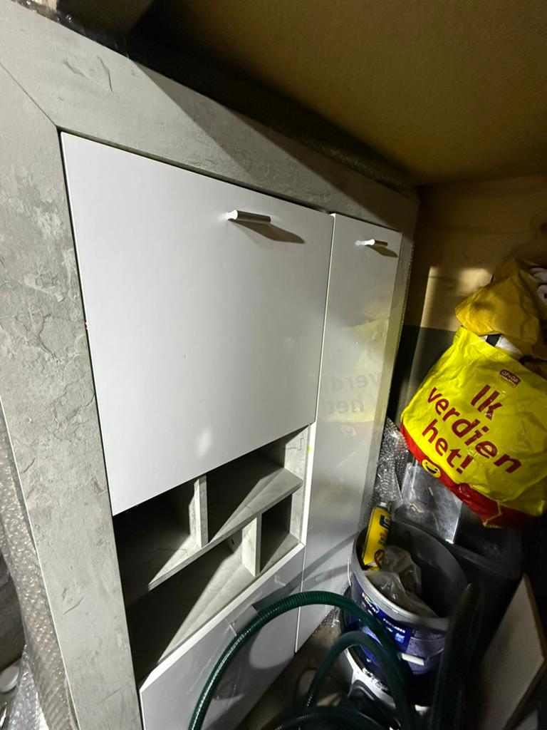 Wandkast / opberg kast, Huis en Inrichting, Kasten | Schoenenkasten, Ophalen, Gebruikt
