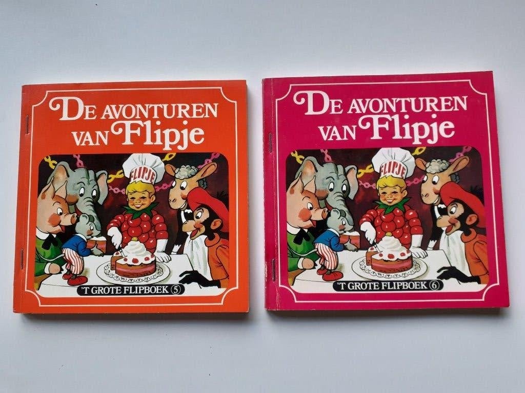 Unieke boekjes: 't grote Flipjeboek dl 5 en 6, Meerdere stripboeken, Ophalen of Verzenden, Zo goed als nieuw