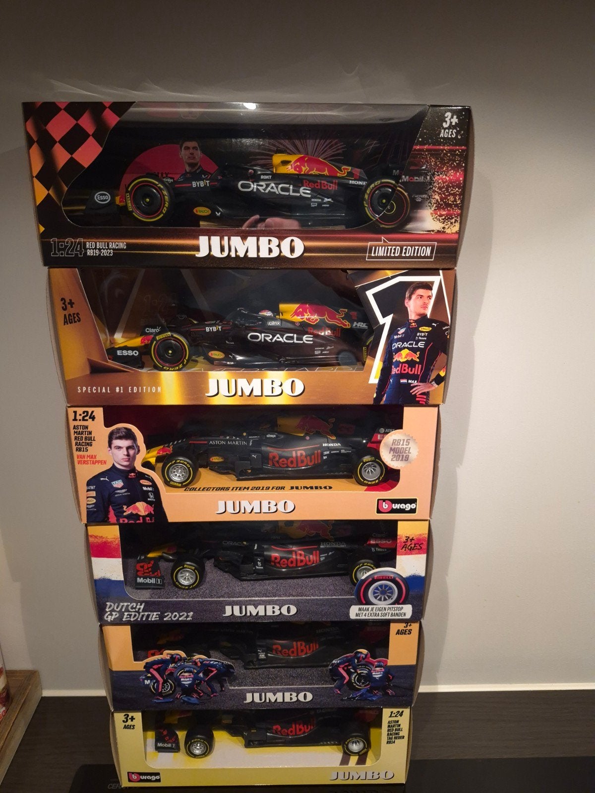Max Verstappen Red Bull Racing F1 modelauto's 1:24, Ophalen of Verzenden, Nieuw, Overige typen