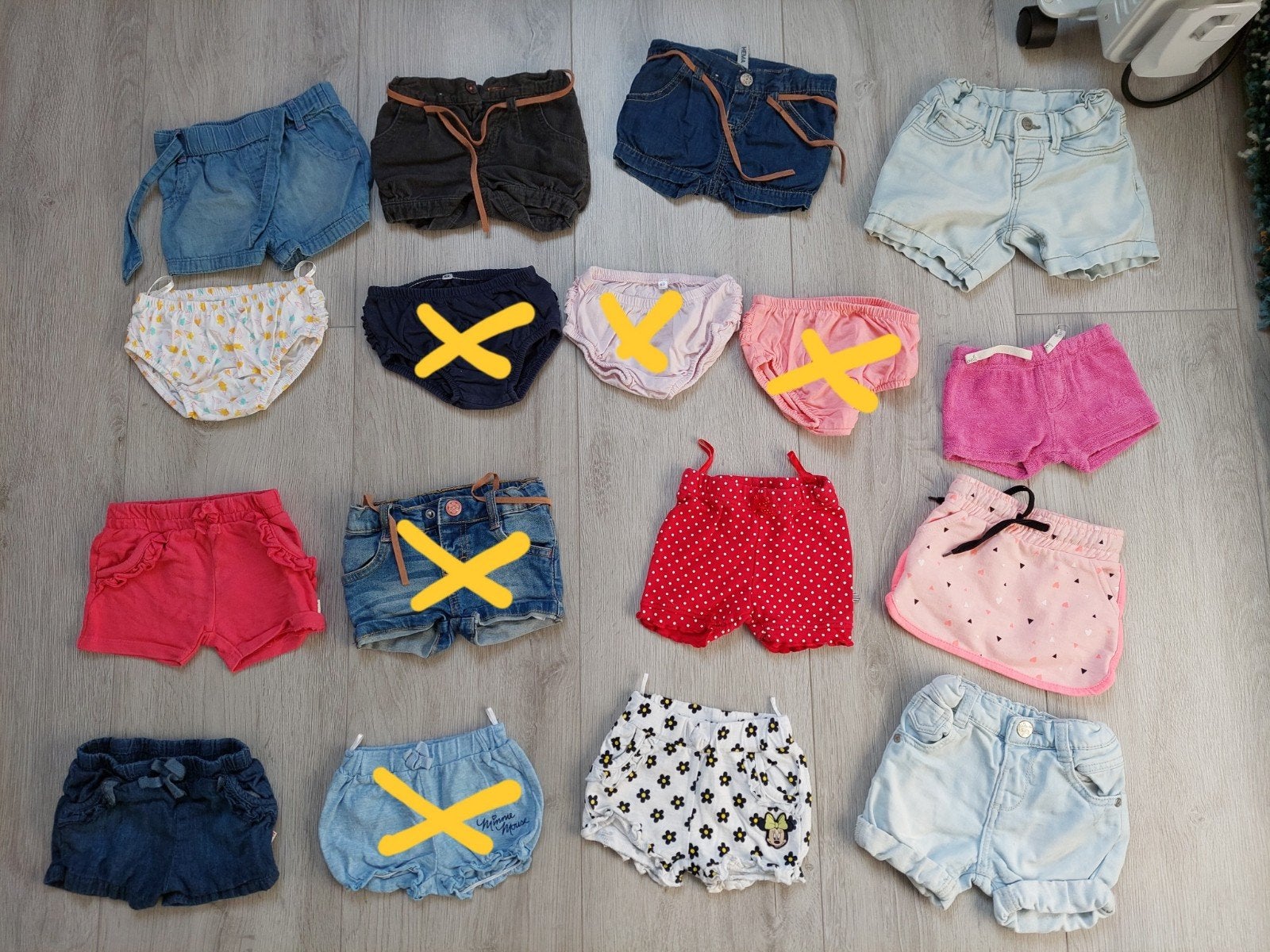 Korte broeken maat 62 meisje shorts korte broek short per st, Ophalen of Verzenden, Zo goed als nieuw, Meisje, Broekje