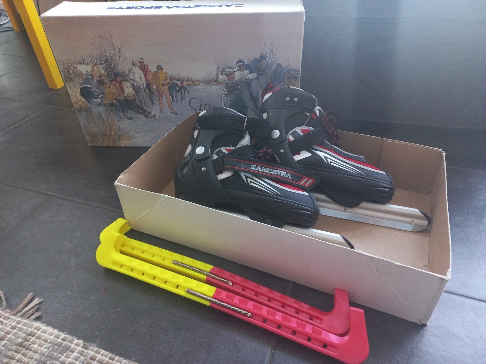 Zandstra verstelbare schaatsen mt 35- 39, Sport en Fitness, Schaatsen, Ophalen, Zo goed als nieuw, Noren, Overige merken
