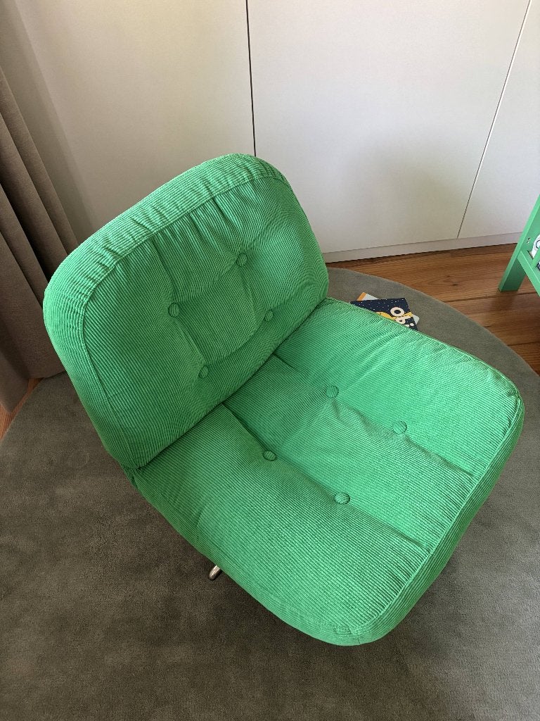DYVLINGE groene stoel ikea, Ophalen, Zo goed als nieuw, 75 tot 100 cm, 50 tot 75 cm