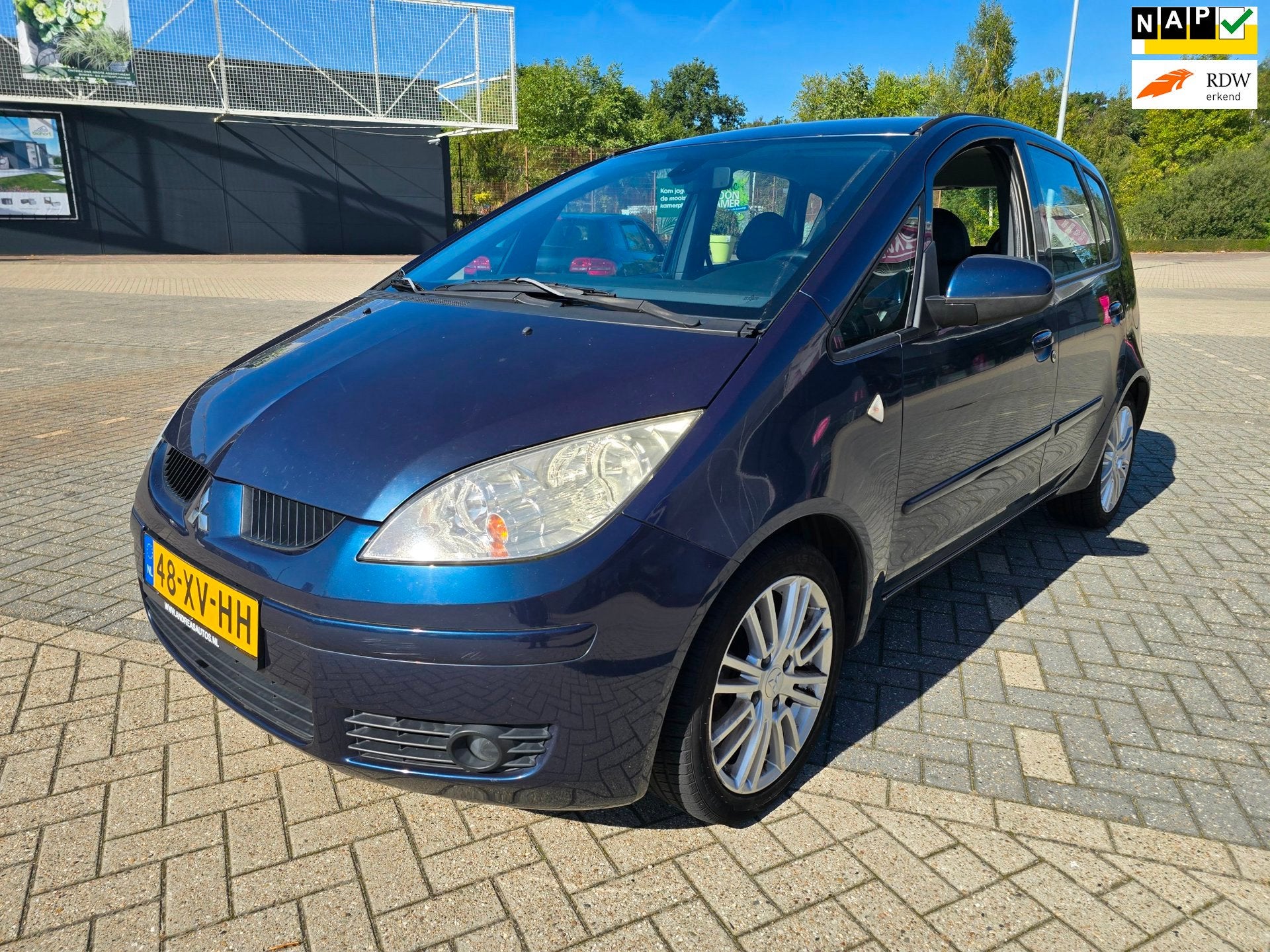 Mitsubishi Colt 1.5 Instyle LEEE/airco *apk:09-2027*, Auto's, Voorwielaandrijving, 4 cilinders, 965 kg, Blauw