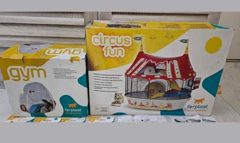 Kooi (circus) hamster uitgebreid tunnel buizenset ferplast, Dieren en Toebehoren, Knaagdieren en Konijnen | Hokken en Kooien, Ophalen