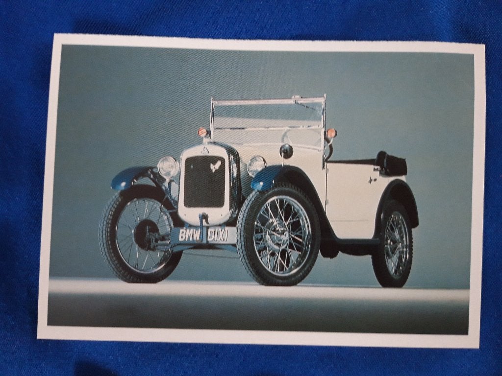 BMW Dixi 1928 - kaart Dwergauto – Kleinwagen, Ophalen of Verzenden, 1920 tot 1940, Ongelopen, Voertuig