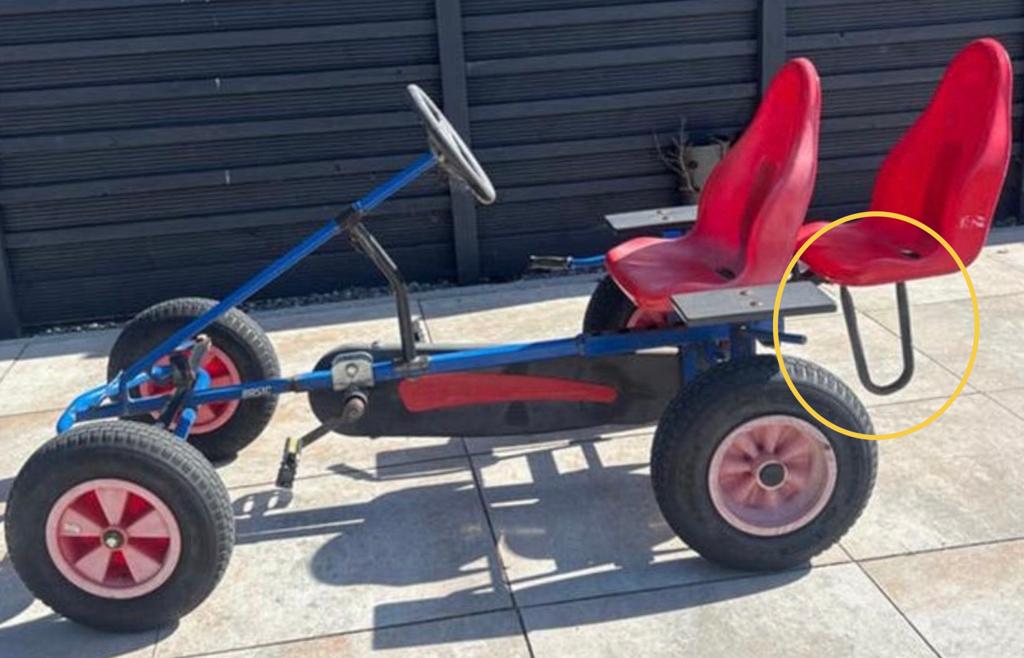 Berg veiligheids anti kiepbeugel voor stoel Berg- skelter, Kinderen en Baby's, Speelgoed | Buiten | Skelters, Ophalen of Verzenden
