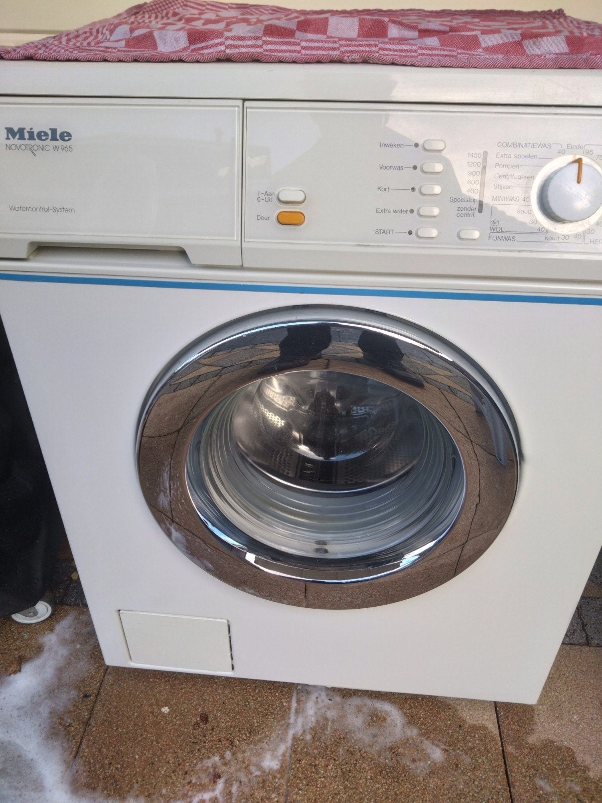 Miele Novotronic W965 Wasmachine - Betrouwbaar en Duurzaam, Ophalen, Wolprogramma, 6 tot 8 kg, Gebruikt