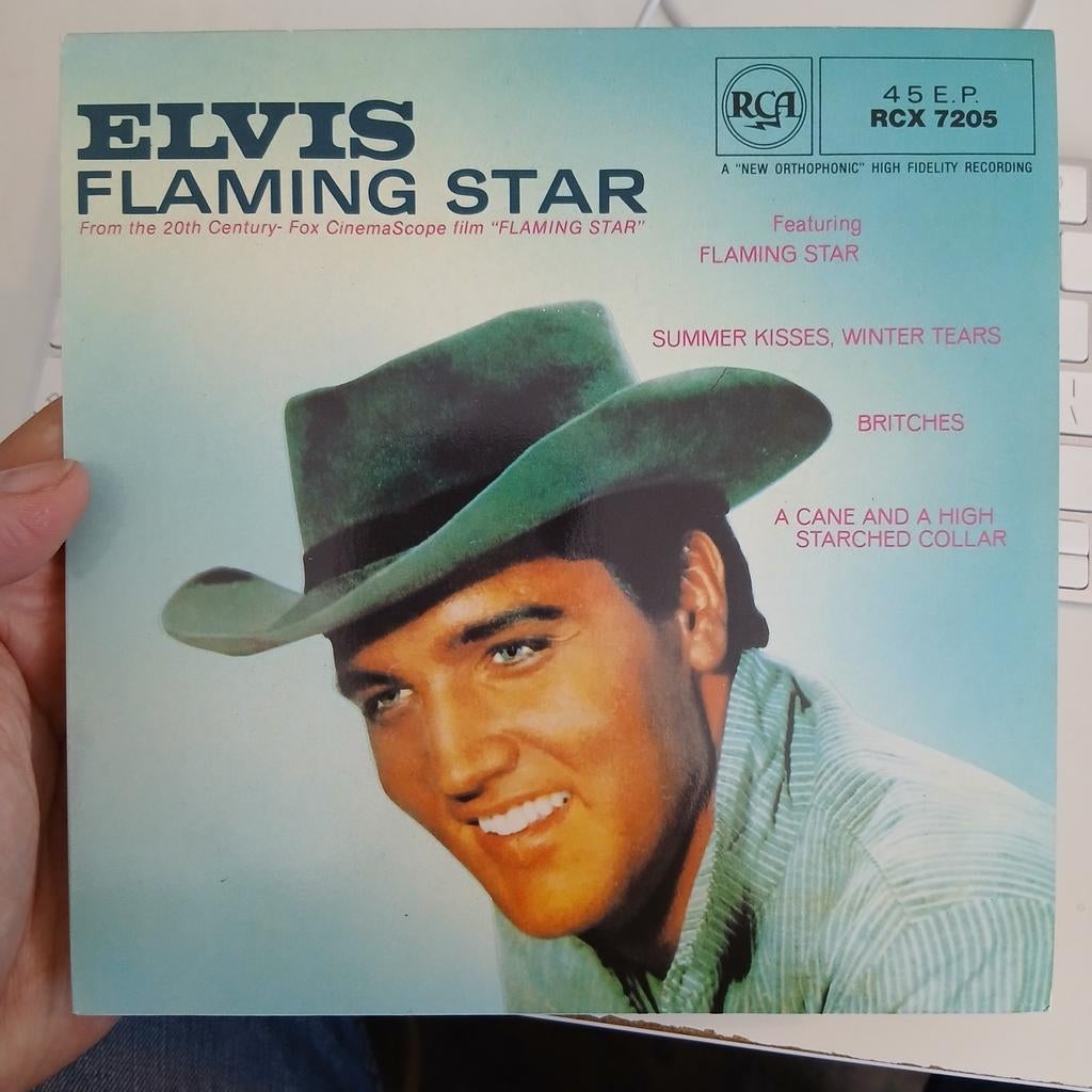Elvis Presley - Flaming Star EP (Vinyl, 1961), 7 inch, Ophalen of Verzenden, Zo goed als nieuw, EP