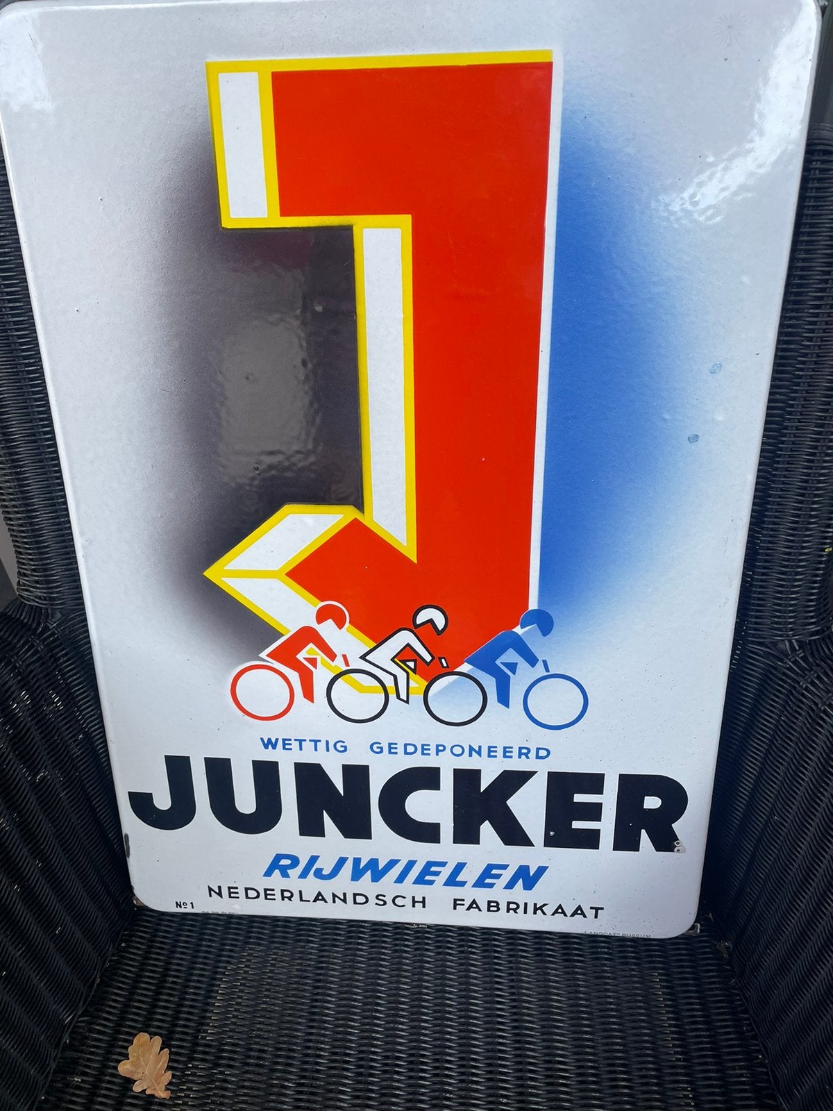 Mooi bord mooie glans, Verzamelen, Ophalen of Verzenden, Zo goed als nieuw, Reclamebord