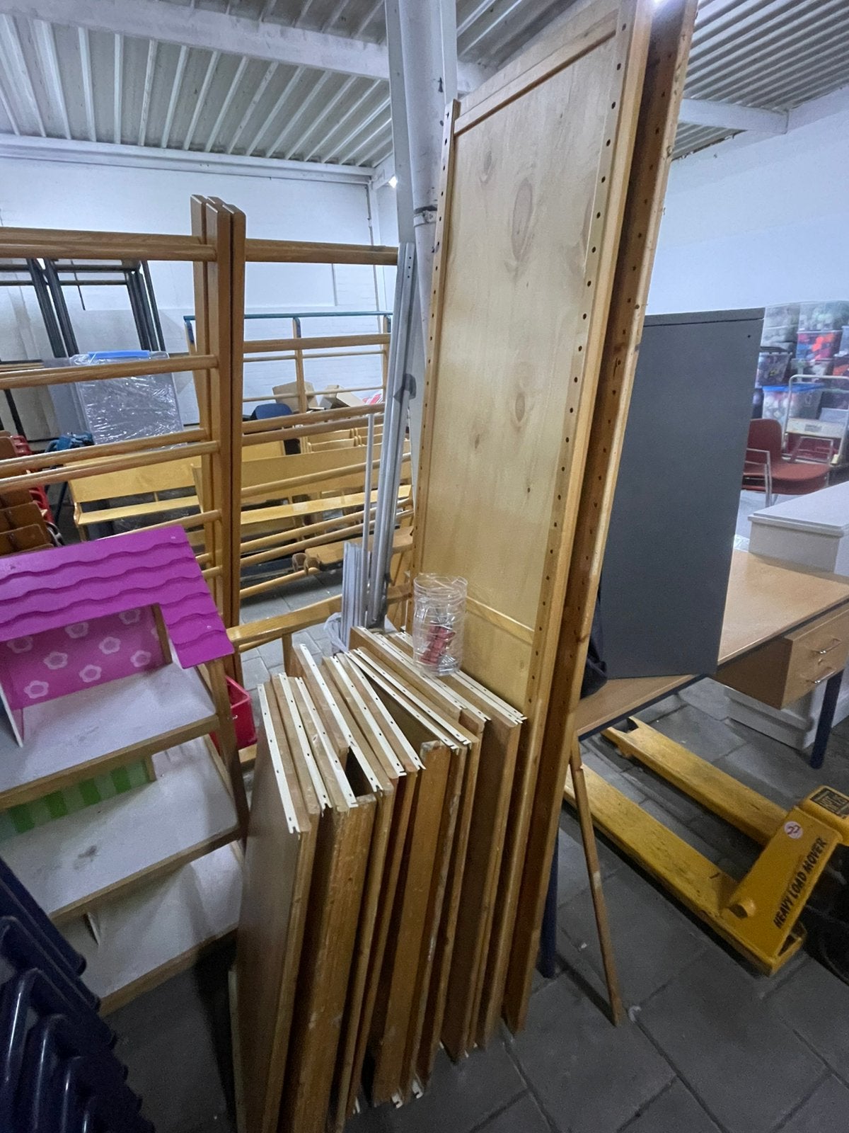 Houten Stellingkast, Doe-het-zelf en Verbouw, Gebruikt, 25 tot 50 mm, Ophalen of Verzenden, Plank