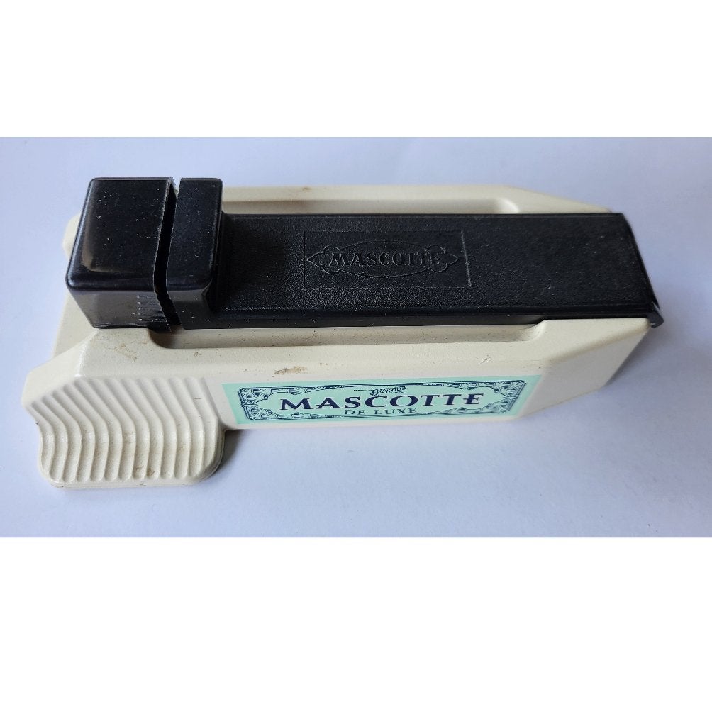 retro Mascotte sigarettenhuls rollebox hulzenstopper, Verzamelen, Ophalen of Verzenden, Sigarenbandjes
