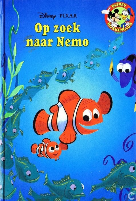 Disney boekenclub: Op zoek naar Nemo (zonder cd), Ophalen of Verzenden, Overige figuren, Zo goed als nieuw, Overige typen