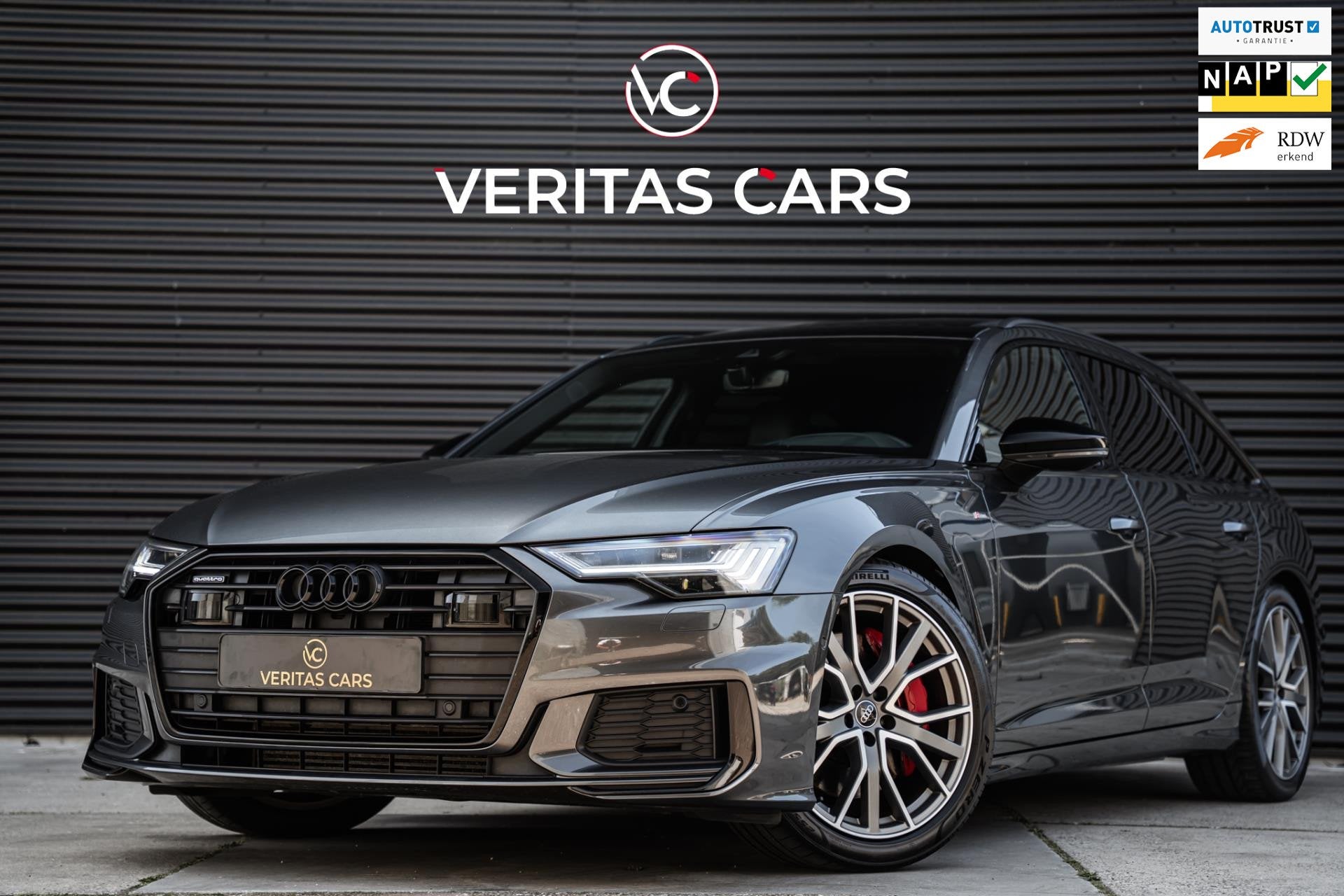 Audi A6 Avant 55 TFSI E Quattro S-Line 367PK|BTW|Pano|B&O|He, Auto's, Gebruikt, Euro 6, 4 cilinders, Plug-in hybride