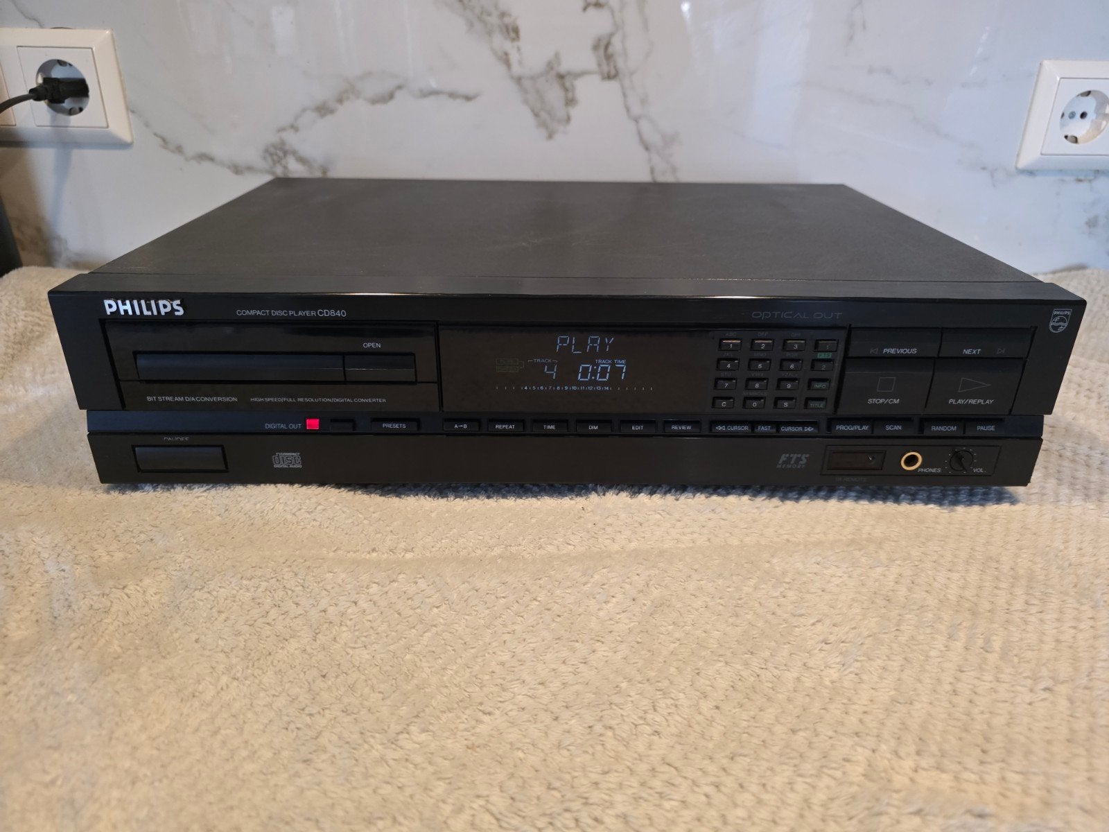 Philips CD840 CD-speler | high-end vintage speler, Ophalen of Verzenden, Zo goed als nieuw, Philips