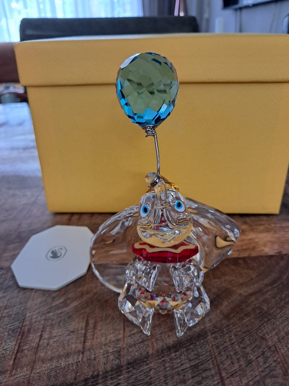 Swarovski Dumbo met ballon - Disney verzamelobject, Ophalen of Verzenden, Zo goed als nieuw