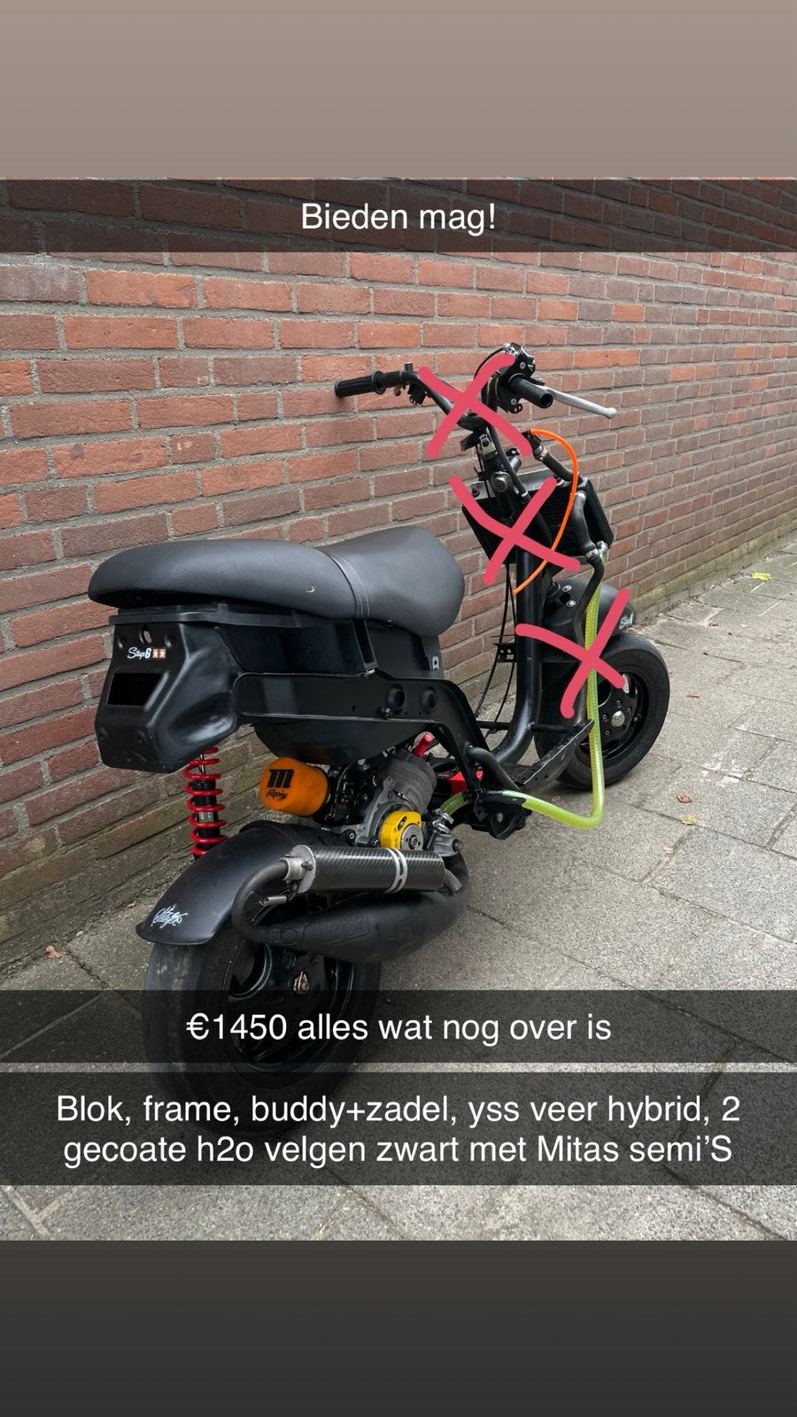Zip sprinter 77cc mkII s6 IN ONDERDELEN, Ophalen