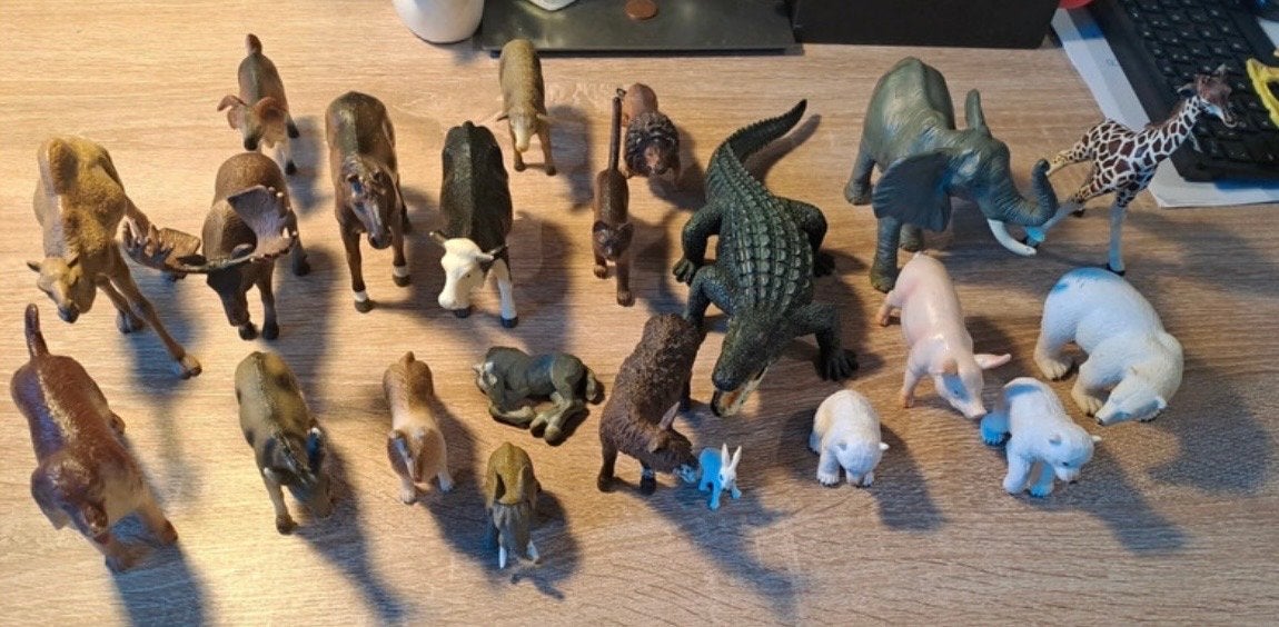 Grote collectie speelgoed dierenfiguren - Diverse Merken, Kinderen en Baby's, Ophalen of Verzenden, Gebruikt