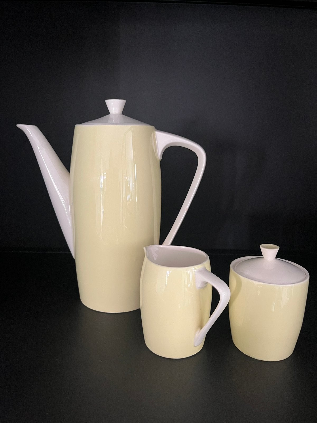 Pastel Regout Aïda. Set geel., Ophalen of Verzenden