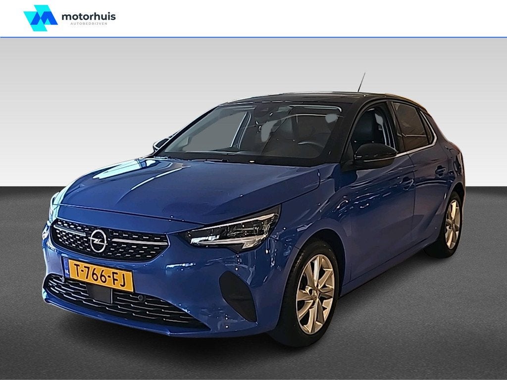 Opel Corsa 1.2 Turbo 100pk Automaat Elegance, 101 pk, Gebruikt, Blauw, 49 €/maand