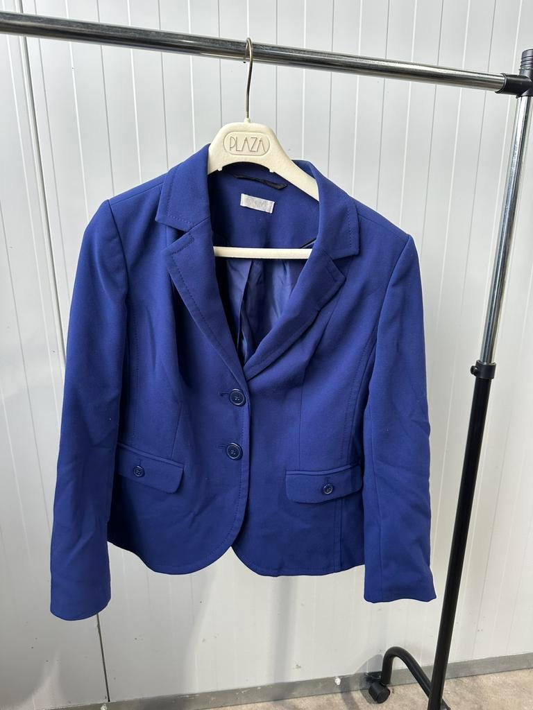 Kobalt blauwe blazer maat 40, Kleding | Dames, Jasjes, Kostuums en Pakken, Ophalen of Verzenden, Zo goed als nieuw, Maat 38/40 (M)