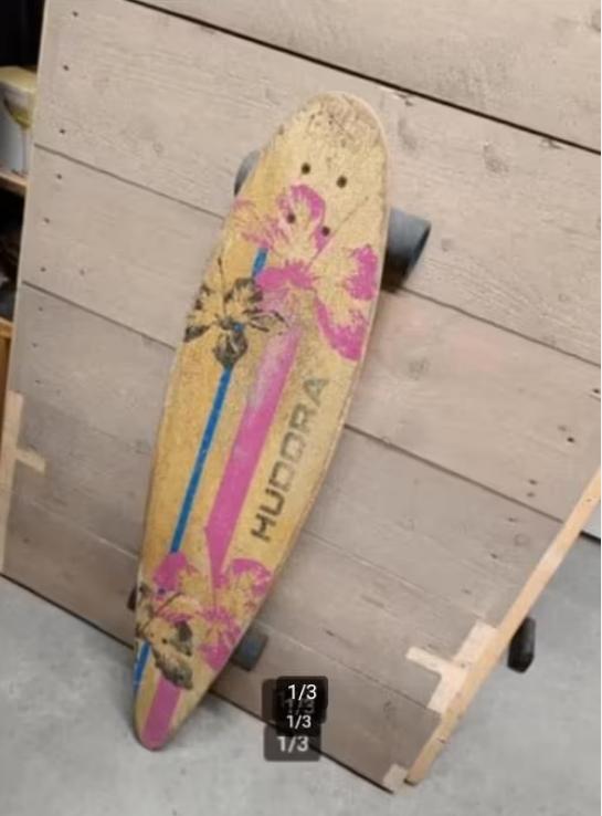 Hudura longboard 100cm lang, Sport en Fitness, Skateboarden, Gebruikt, Overige typen, Ophalen of Verzenden, Longboard