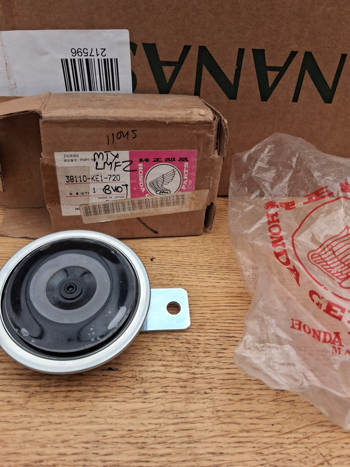 NOS Claxon Honda MTX 125 200 - Origineel Honda Onderdeel, Ophalen of Verzenden