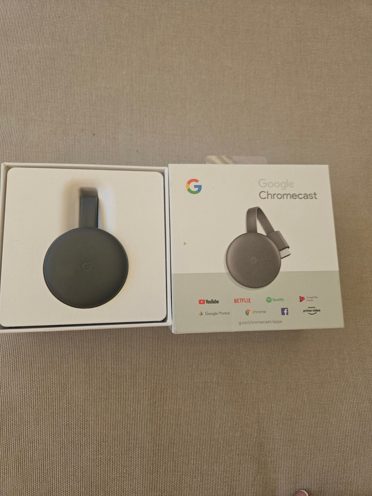 Google Chromecast 3 in originele doos, getest, Ophalen of Verzenden, Gebruikt, HDMI