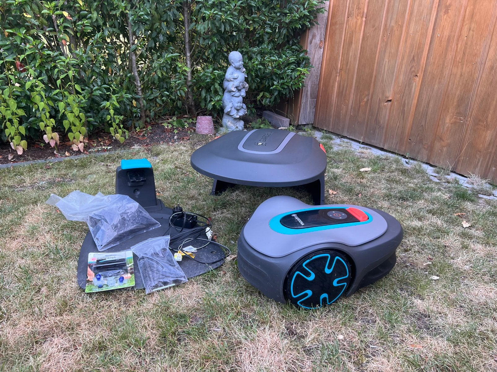 Gardena Sileno Minimo robotmaaier (250m2 -16cm), Ophalen, Gebruikt, Bestuurbaar via app, Minder dan 20 cm