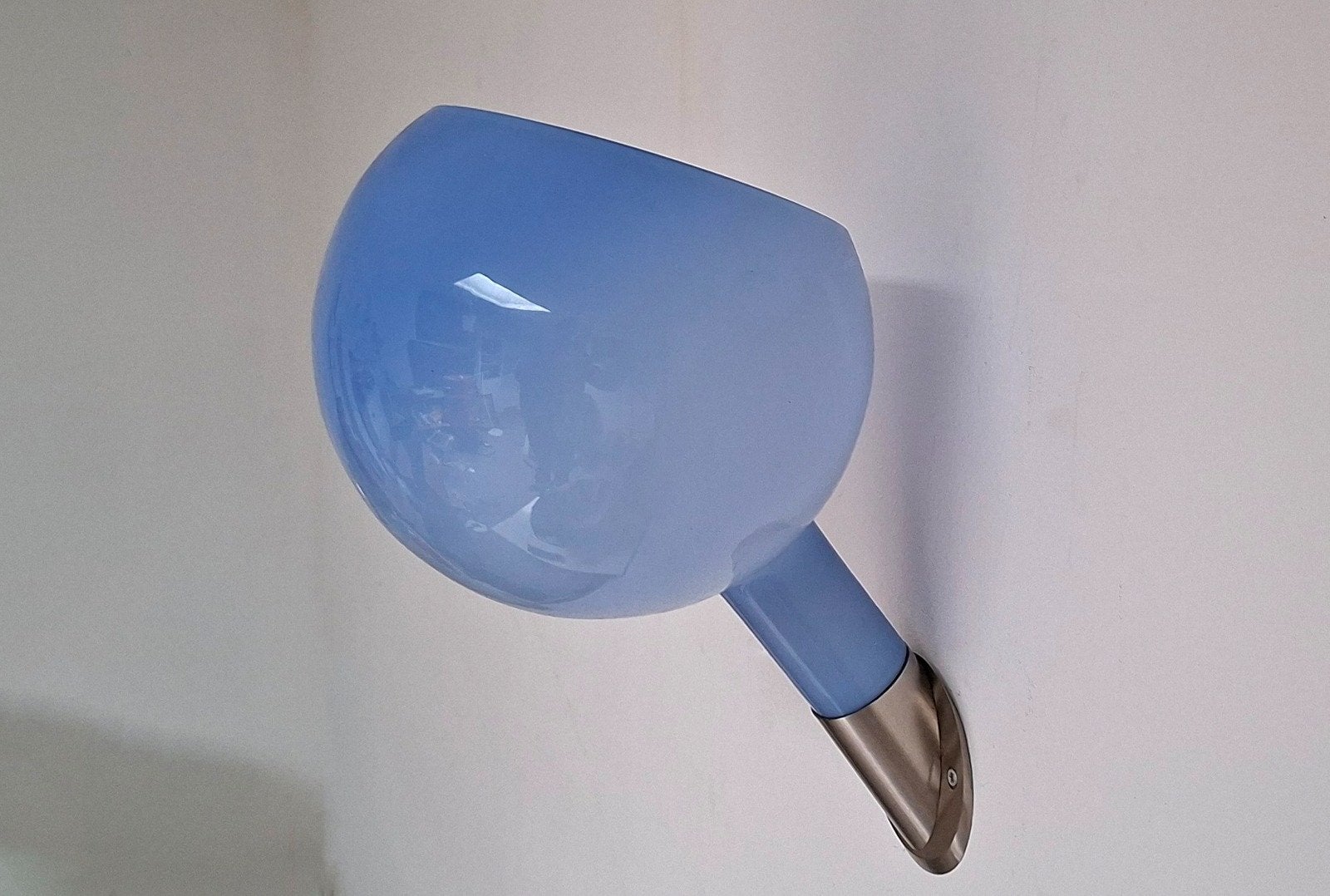 Fontana Arte Parola Wandlamp - Gae Aulenti & Piero Castiglio, Blauw, Indirect licht, Ophalen of Verzenden, Overige merken