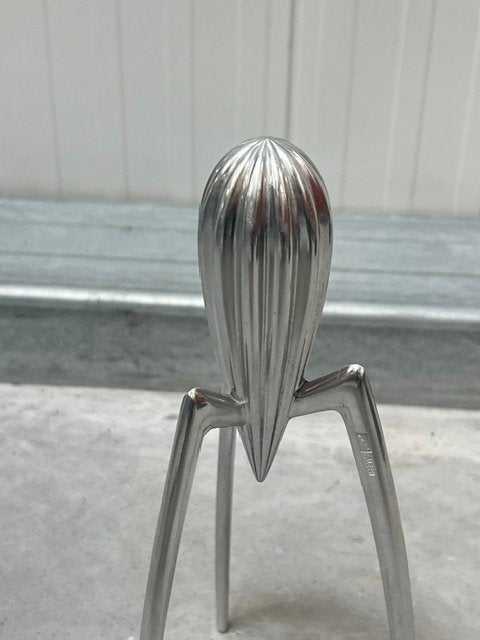 Alessi citruspers Juicy Salif Philippe Starck design 1990, ., Zilver, Ophalen of Verzenden, .