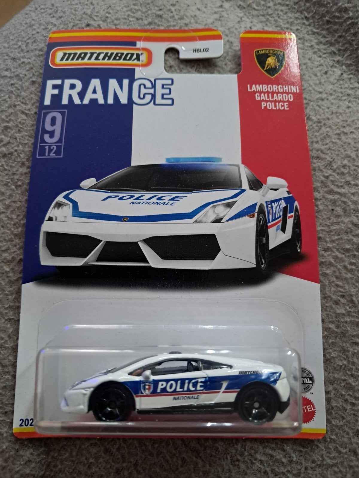 Matchbox Lamborghini Gallardo Police France nieuw in ovp, Hobby en Vrije tijd, Modelauto's | Overige schalen, Ophalen of Verzenden