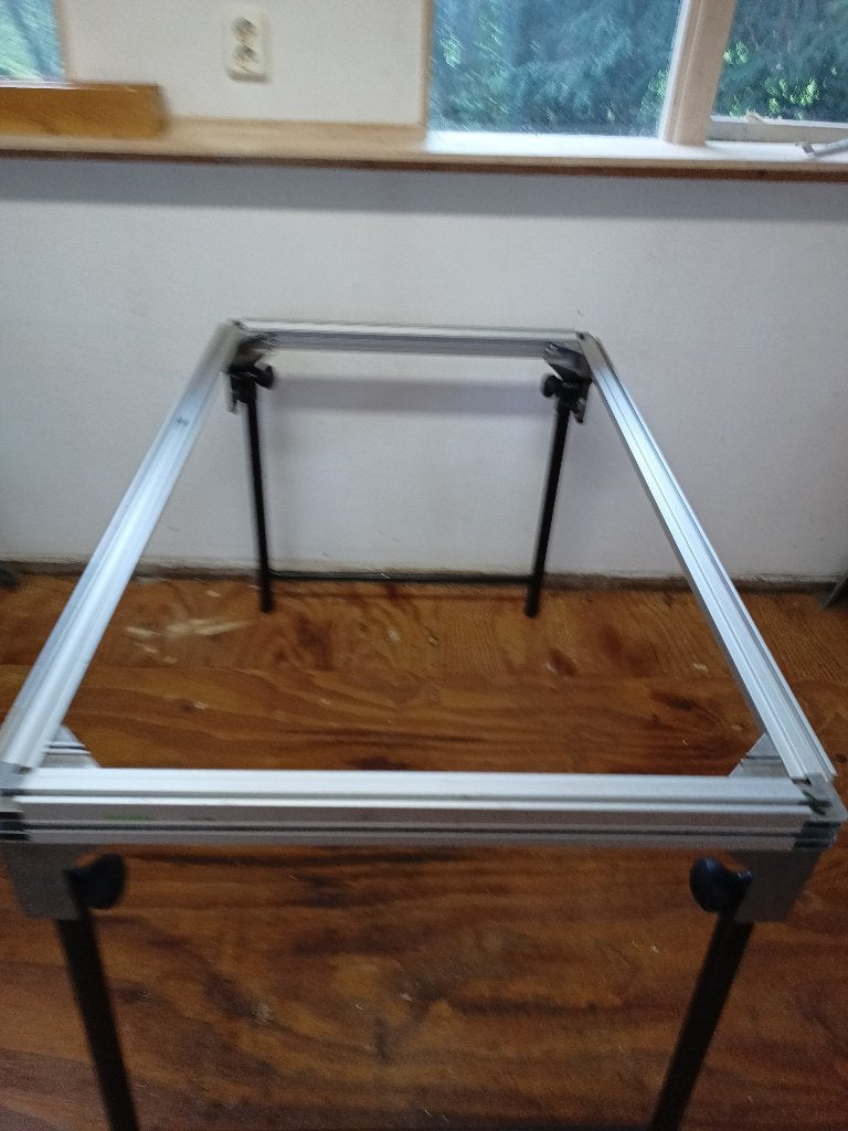 Festool MFT/3 mulifunctionele tafel, Ophalen, Gebruikt, 120 tot 170 cm, Inklapbaar