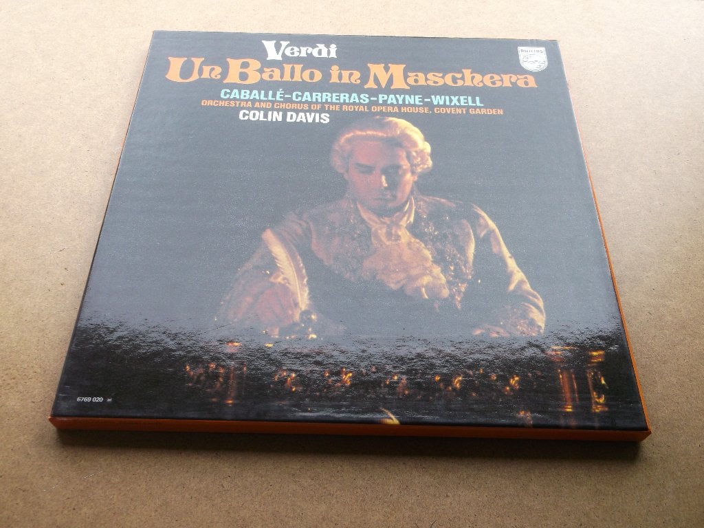 Verdi~Un Ballo in Maschera~Orchestra/Chorus~Royal Opera Hous, Opera of Operette, Ophalen of Verzenden, Zo goed als nieuw, 12 inch