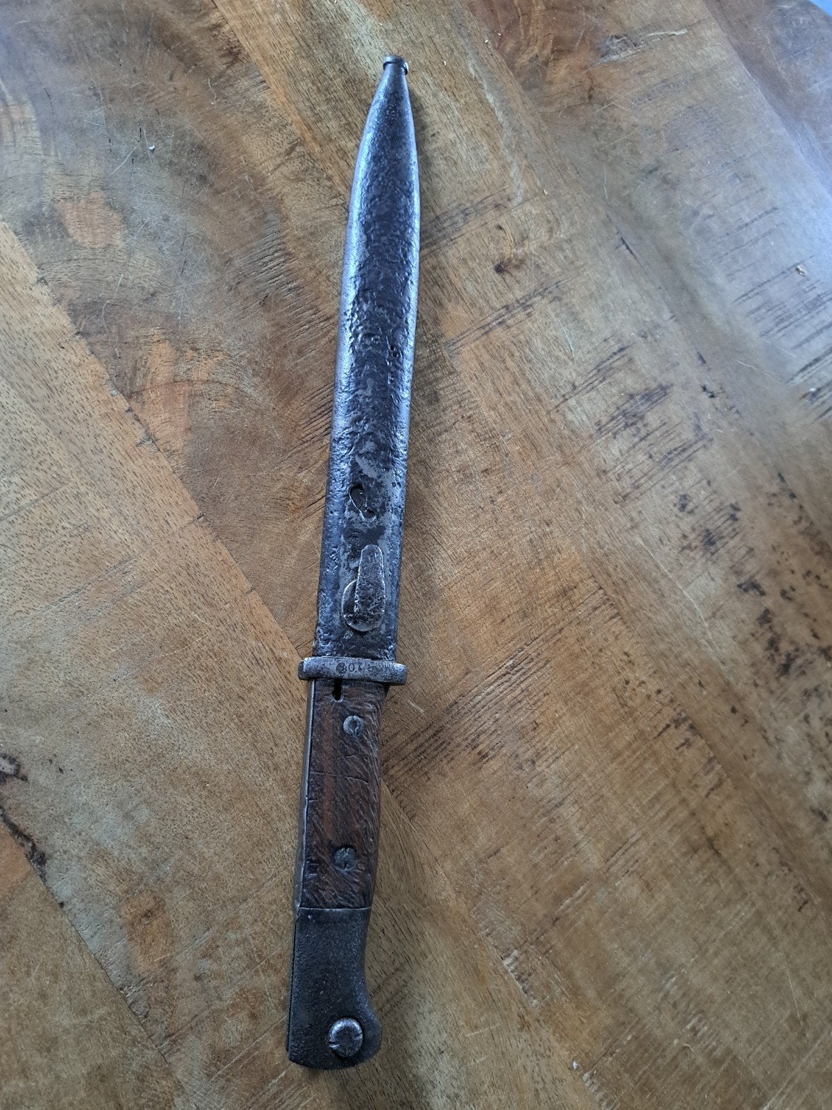 K98 bajonet schuur vondst, Ophalen of Verzenden, Duitsland, Mes of Dolk