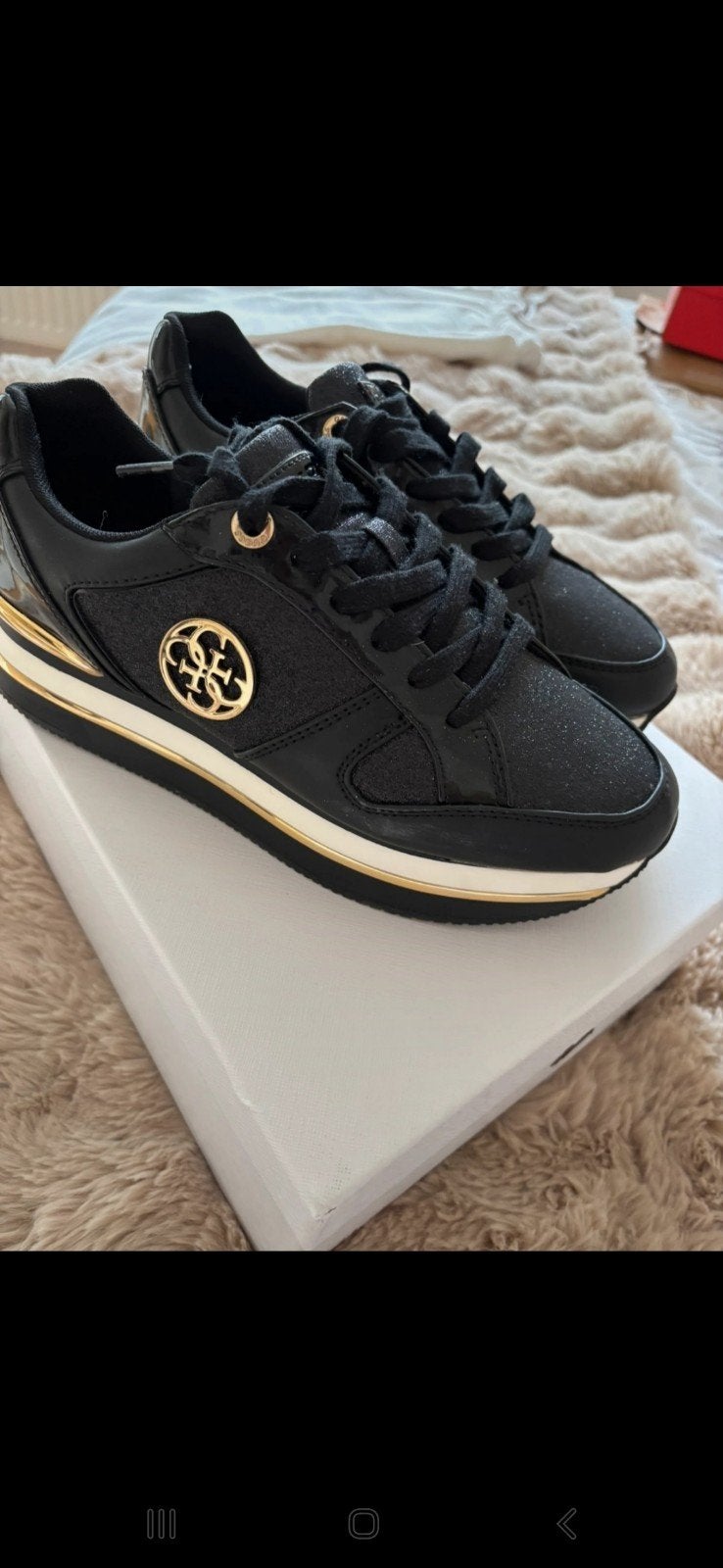 Guess sneakers, nieuw met doos, maat 39, Zwart, Nieuw, Ophalen of Verzenden, Sneakers of Gympen