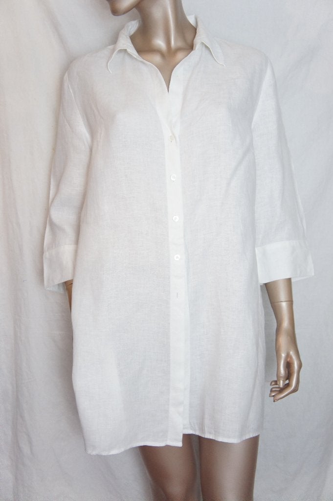 MARCO PECCI blouse maat D42 ( valt mt 44) LINNEN, Kleding | Dames, Blouses en Tunieken, Verzenden, Zo goed als nieuw, Maat 42/44 (L)