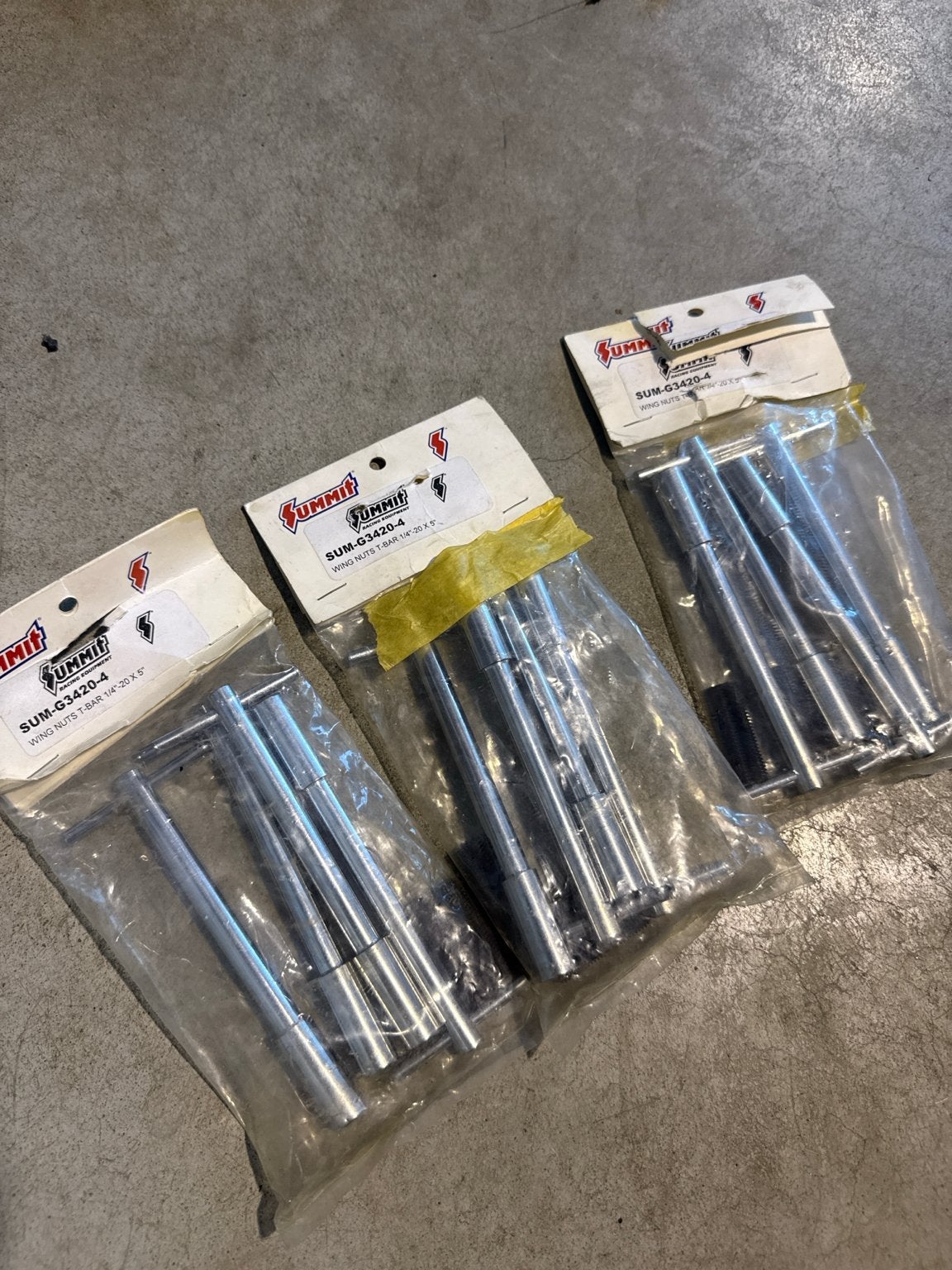 Summit Racing T-Bar kleppendeksel bouten chroom – 3 sets USA, Auto-onderdelen, Ophalen of Verzenden