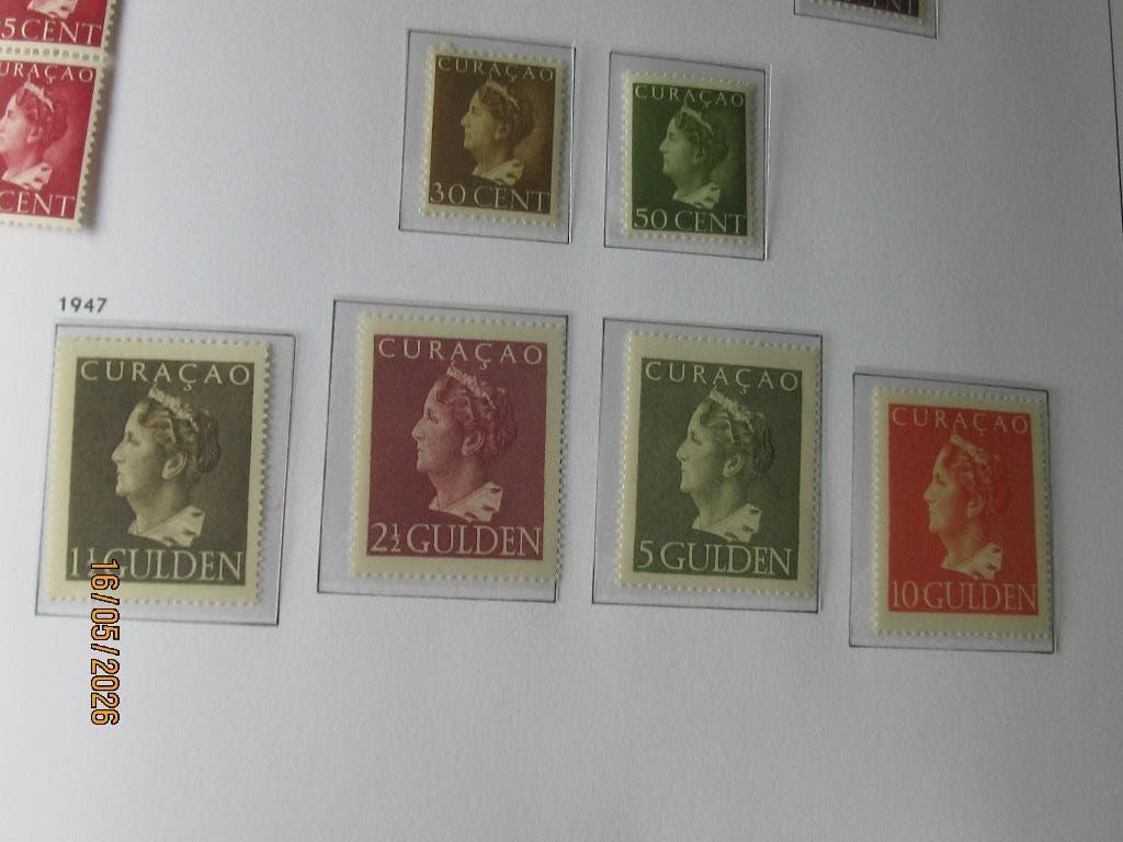 Nico Curacao 178/81 Postfris zonder plakker 1947, Ophalen of Verzenden, Postfris