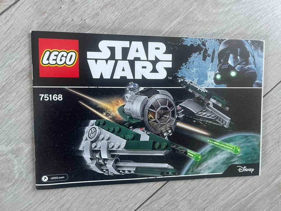 Lego Star Wars 75168 Yoda's Jedi Starfighter instructieboekj, Gebruikt, Star Wars, Lego, Accessoire