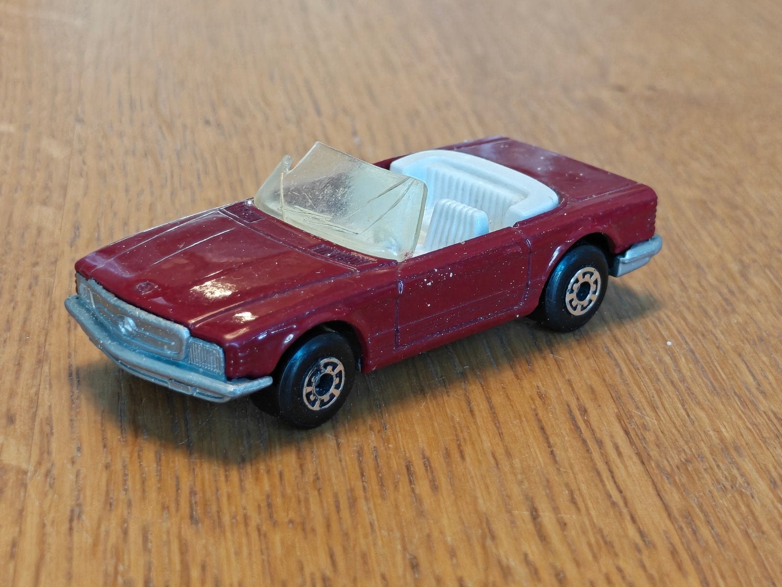 Matchbox Mercedes 350 SL, Ophalen of Verzenden, Zo goed als nieuw, Auto