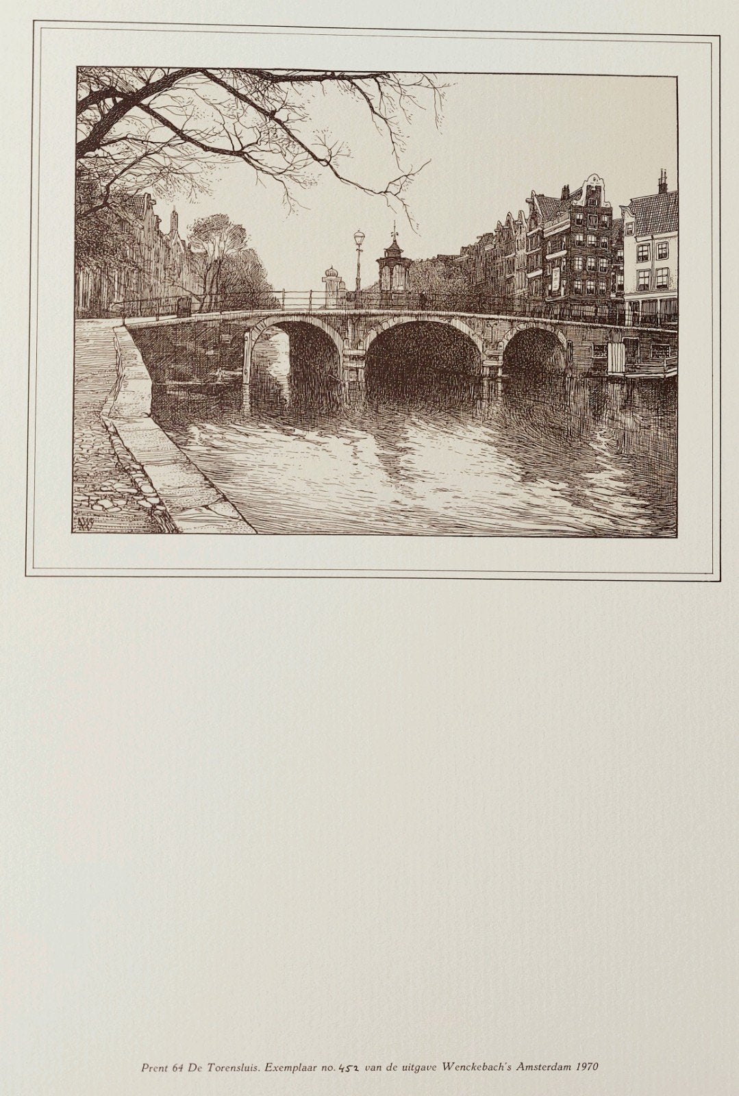 Amsterdam ... De Torensluis .... L.W.R. Wenckebach., Ophalen of Verzenden